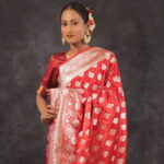 Banarasi Katan Satin Silk Saree – Regal Banarasi Weave