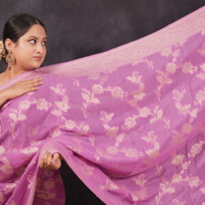 Banarasi Semi Jorjet Saree – Elegant & Lightweight